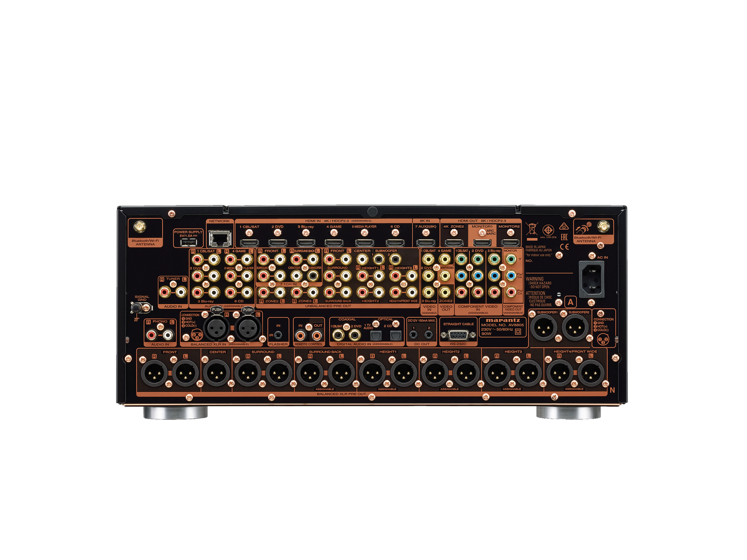 AV8805A - Black back view