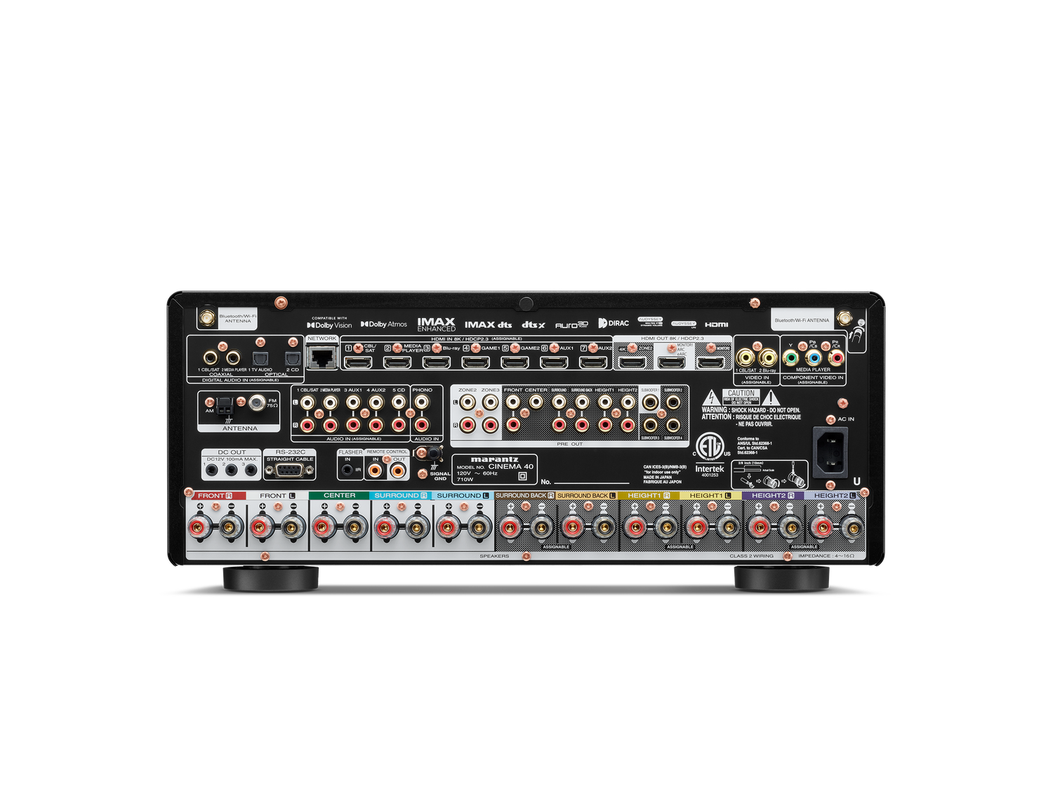 CINEMA 40 - Black back view