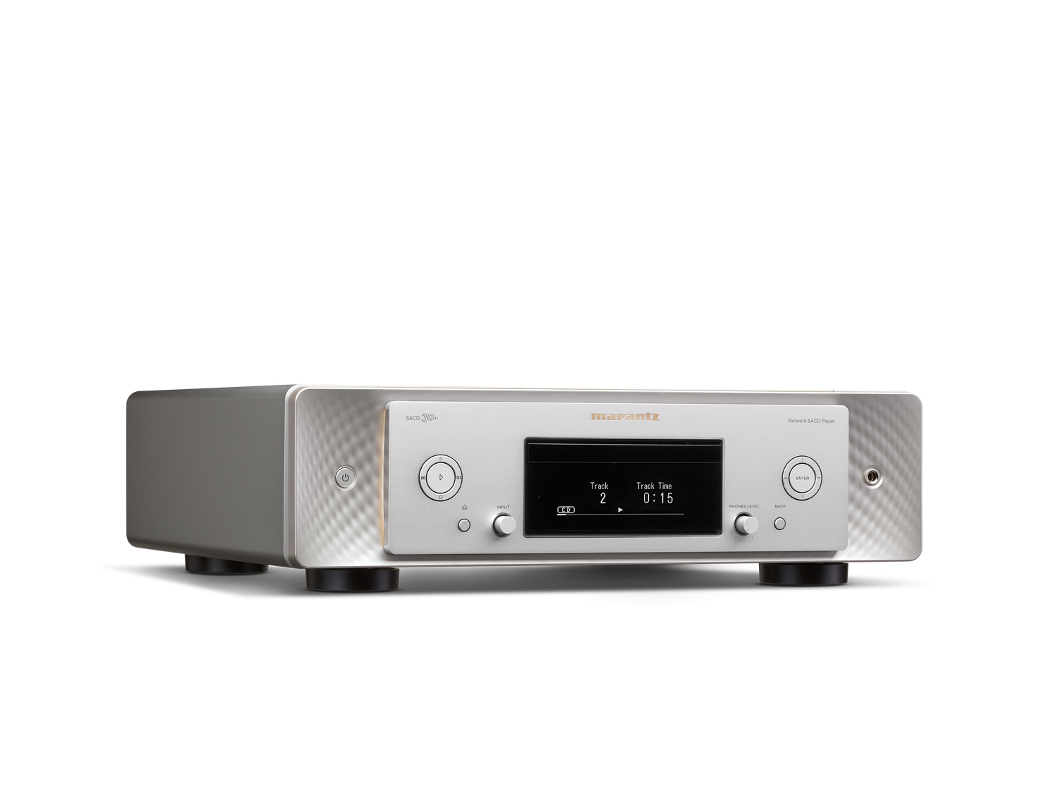 SACD 30n - Silver gold facing right view 