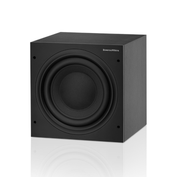 ASW608 - Black Front woofer uncovered