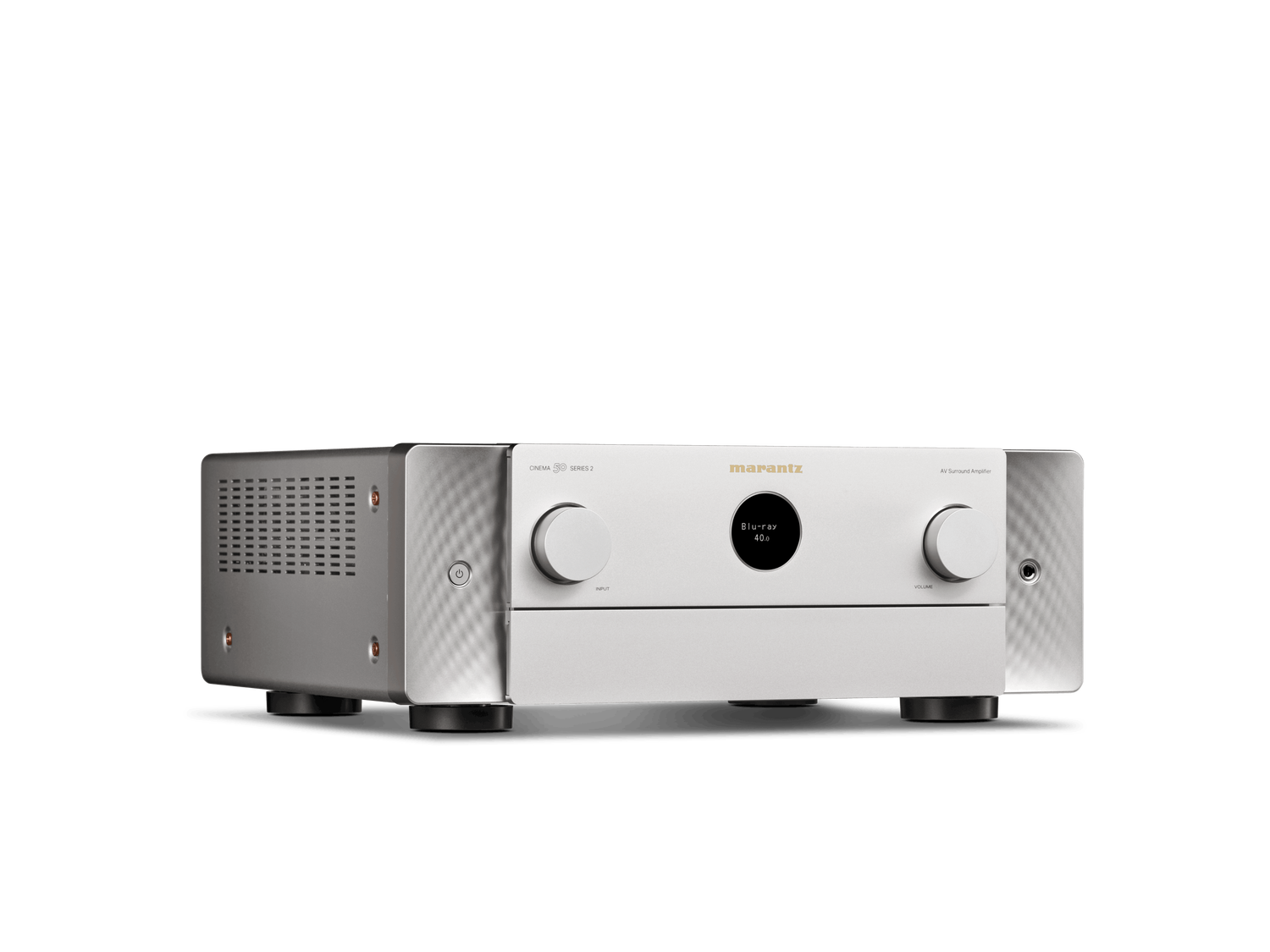 Silver-Gold Cinema 50 S2 front facing right