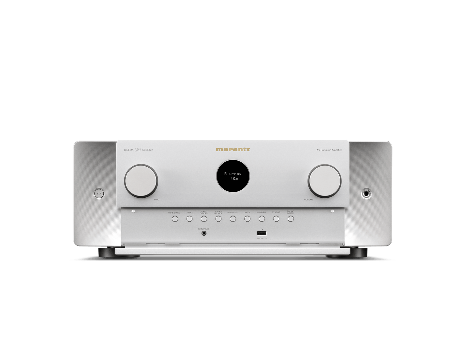 Silver-Gold Cinema 50 S2 front panel open