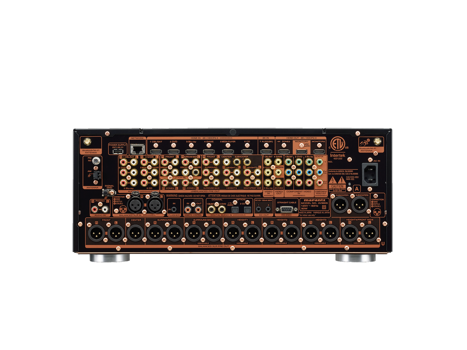 AV8805A - Black back view